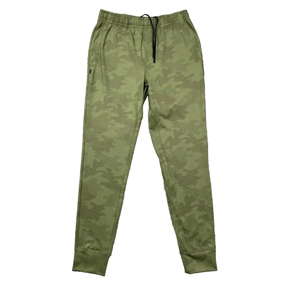 Rhone Reign Midweight Jogger Sweatpants Pants Green Camo Mens Small